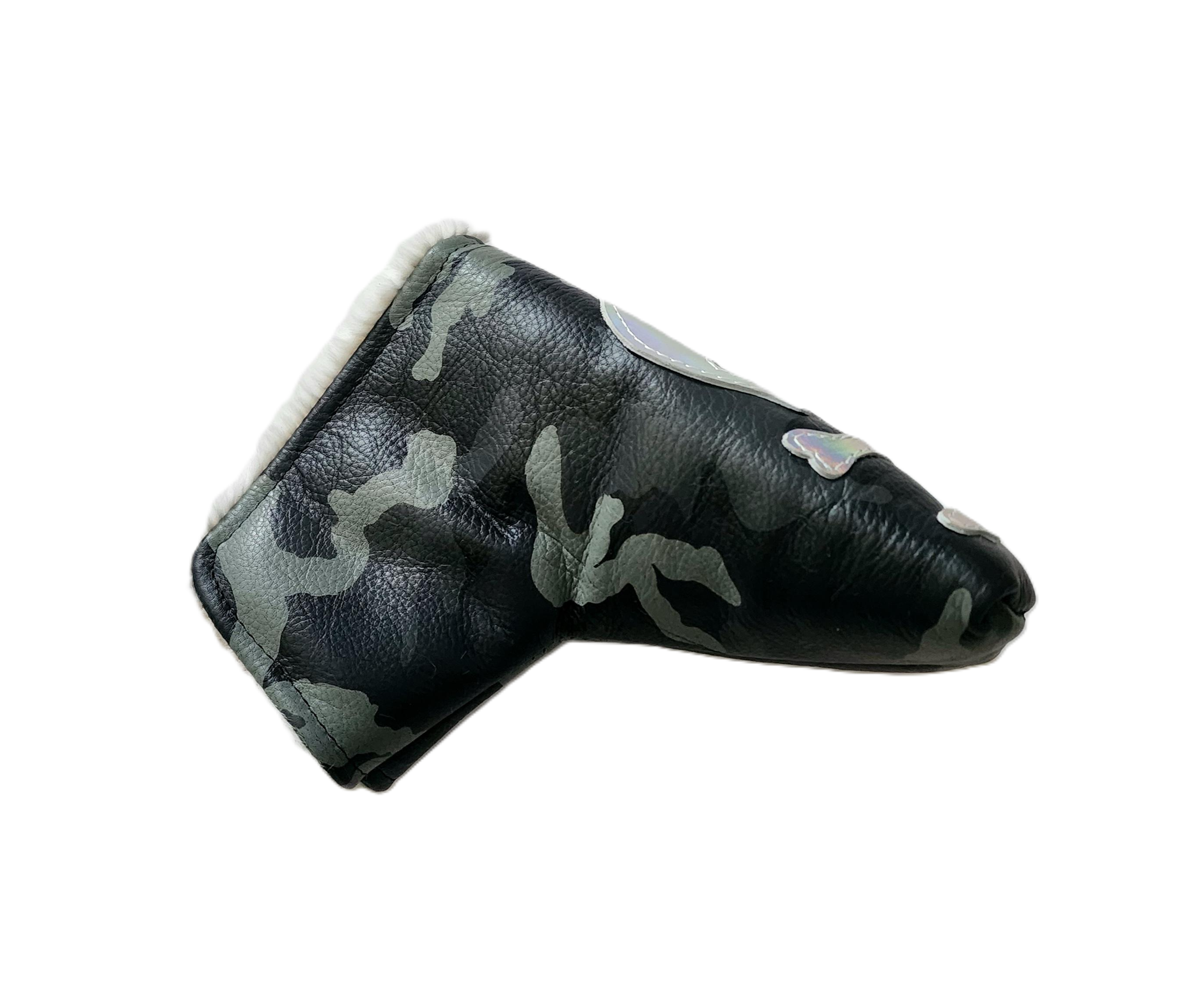 Limited Edition! Urban Camo, Mirror Skull & Bones Blade Putter Headcover! - Robert Mark Golf