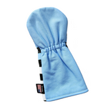 One-Of-A-Kind! The Metallic Silver Skull & Bones Rugby Stripe Driver Headcover - Robert Mark Golf