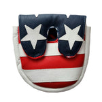 NEW! Custom "USA Flag" Putter Cover fits LAB Golf DF3  CENTER SHAFT Mallet Putter! - Robert Mark Golf