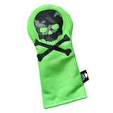 One-Of-A-Kind! Neon Green, Urban Camo Skull & Bones Hybrid headcover!