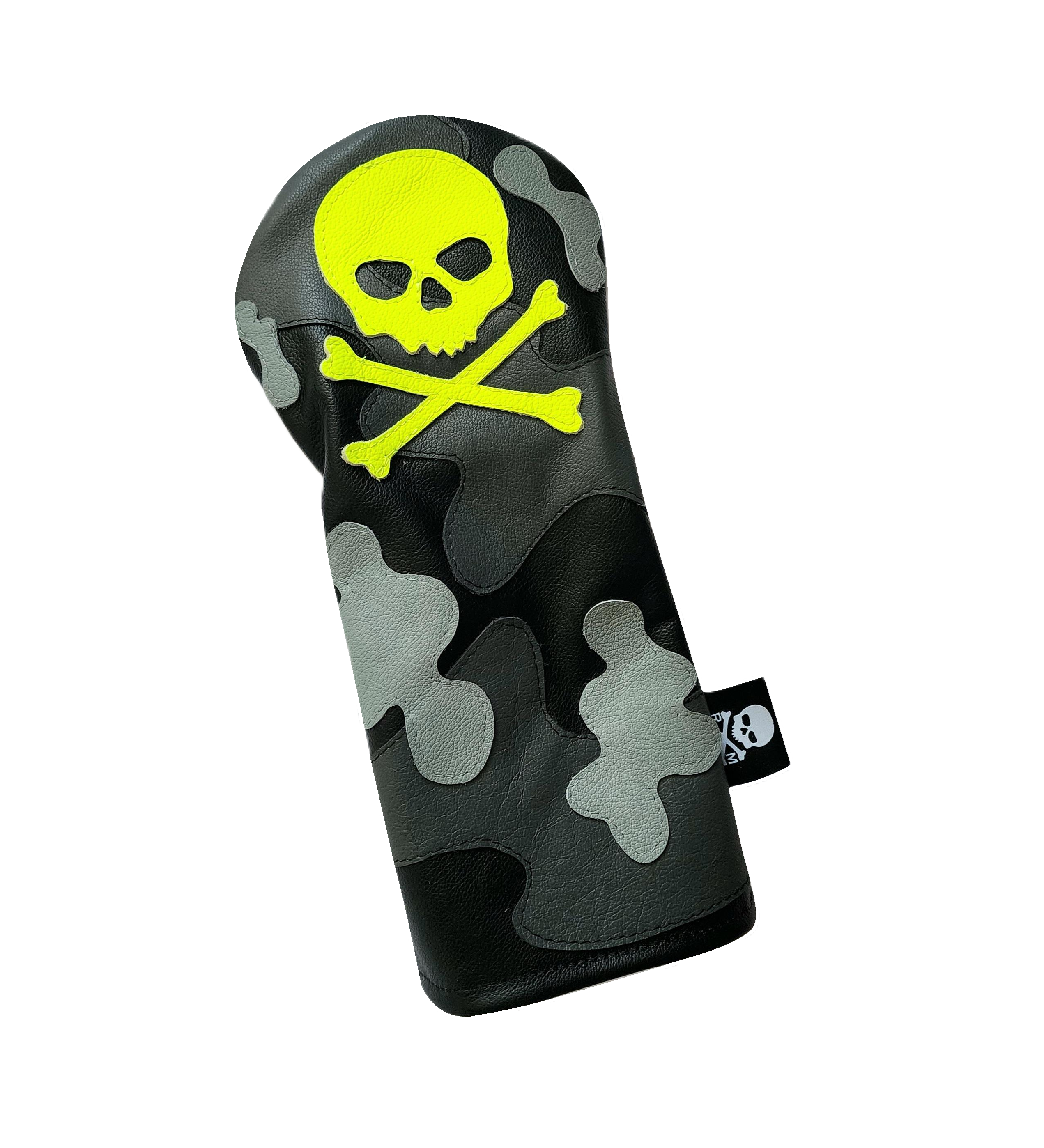 Limited Edition! Urban Camo, Neon Skull & Bones Driver Headcover! - Robert Mark Golf