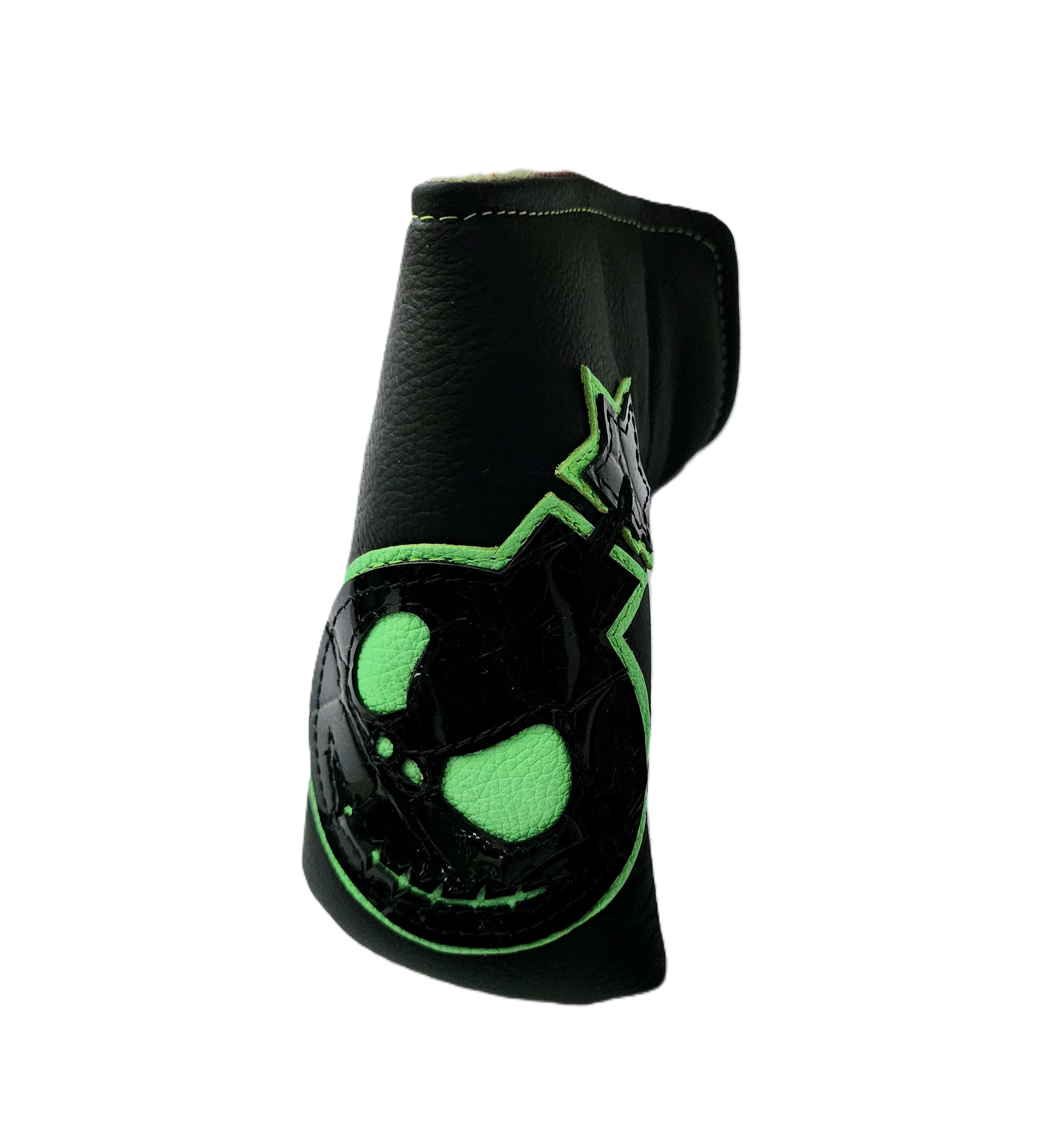 One of a Kind! The RMG Angry Bomb - Neon & Alligator Blade Cover - Robert Mark Golf