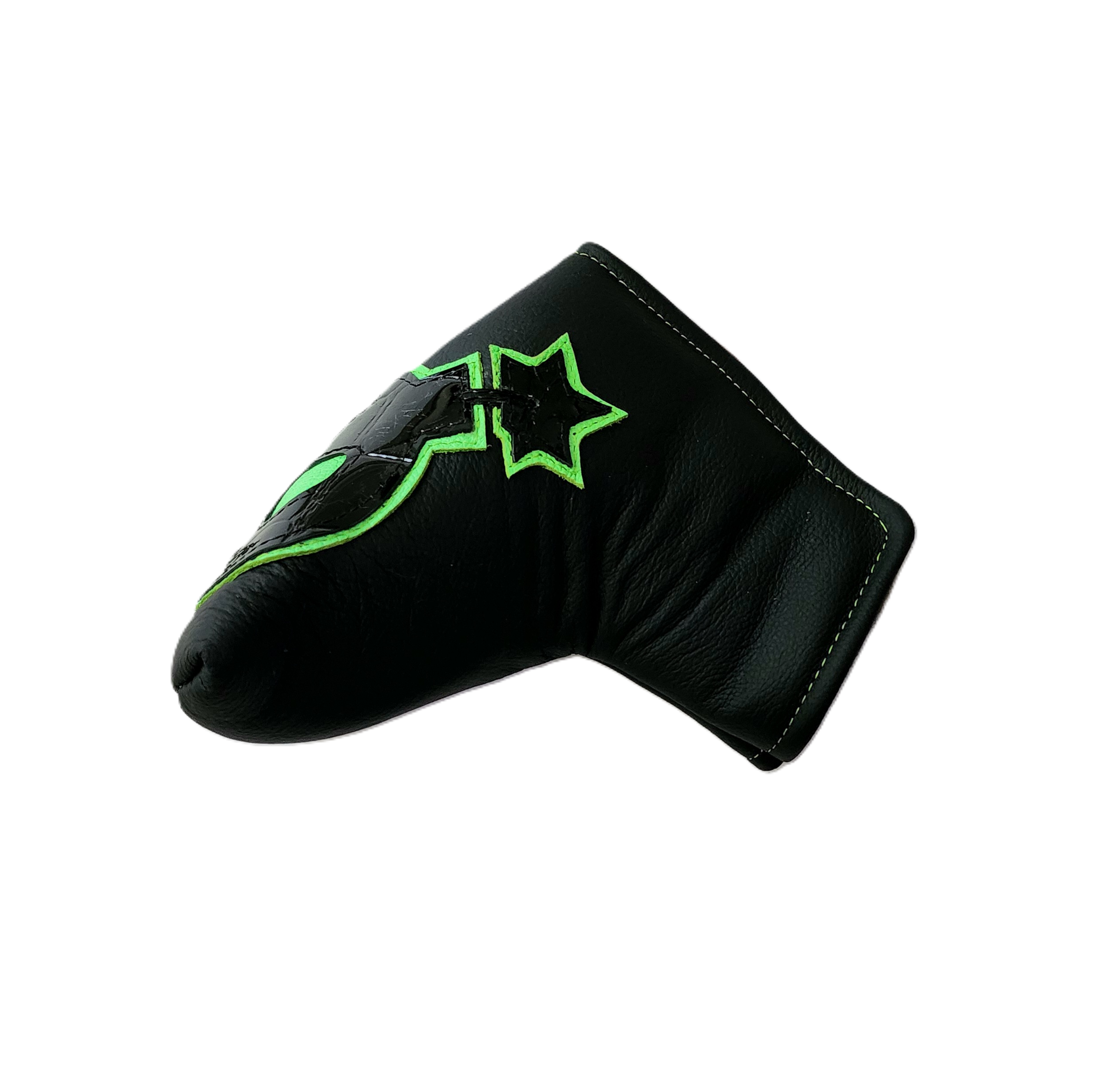 One of a Kind! The RMG Angry Bomb - Neon & Alligator Blade Cover - Robert Mark Golf