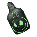 One of a Kind! The RMG Angry Bomb - Neon & Alligator mallet headcover. - Robert Mark Golf