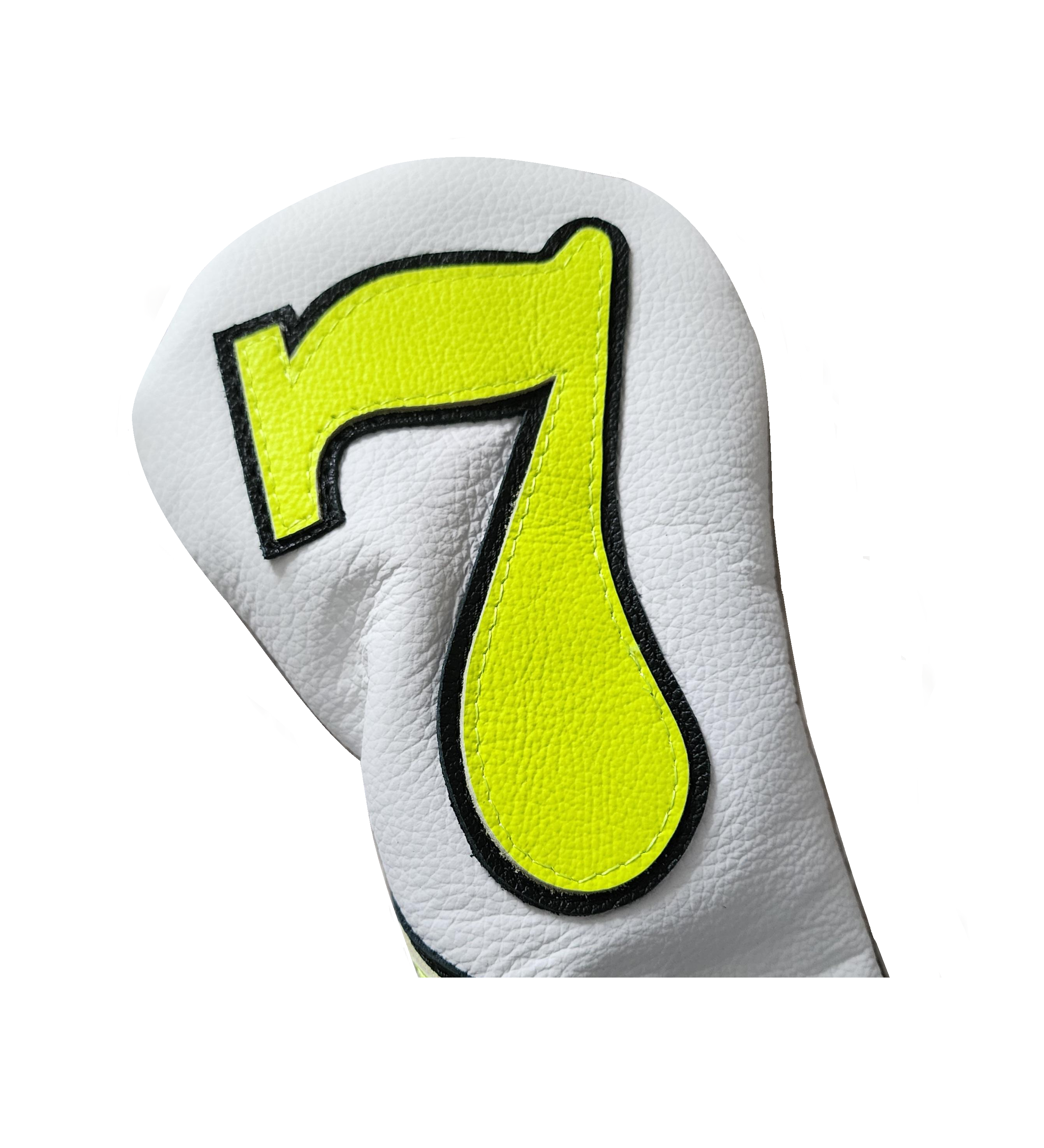NEW! One of a Kind! Neon Number #7 Fairway Wood Headcover - Robert Mark Golf