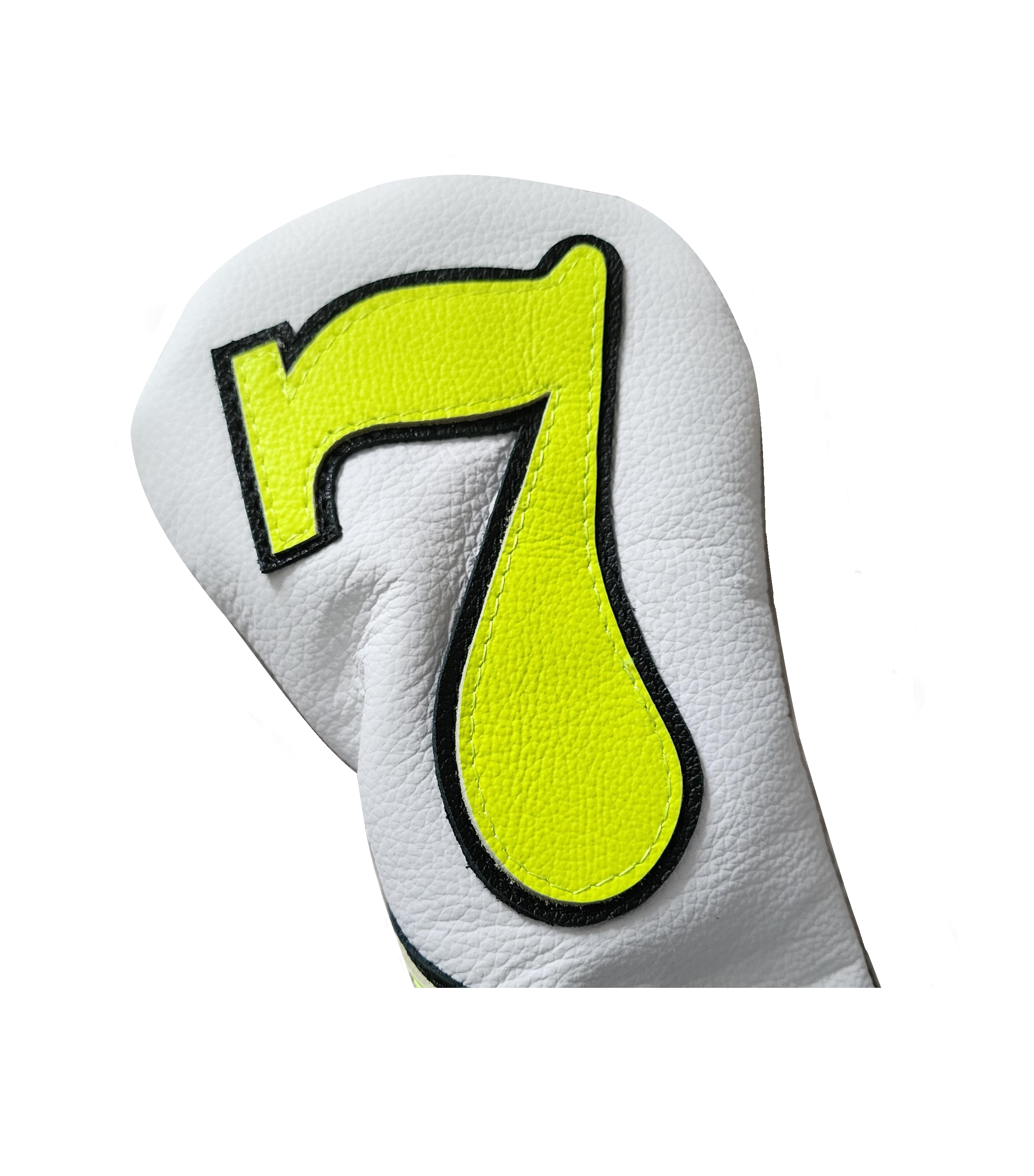 NEW! One of a Kind! Neon Number #7 Fairway Wood Headcover - Robert Mark Golf