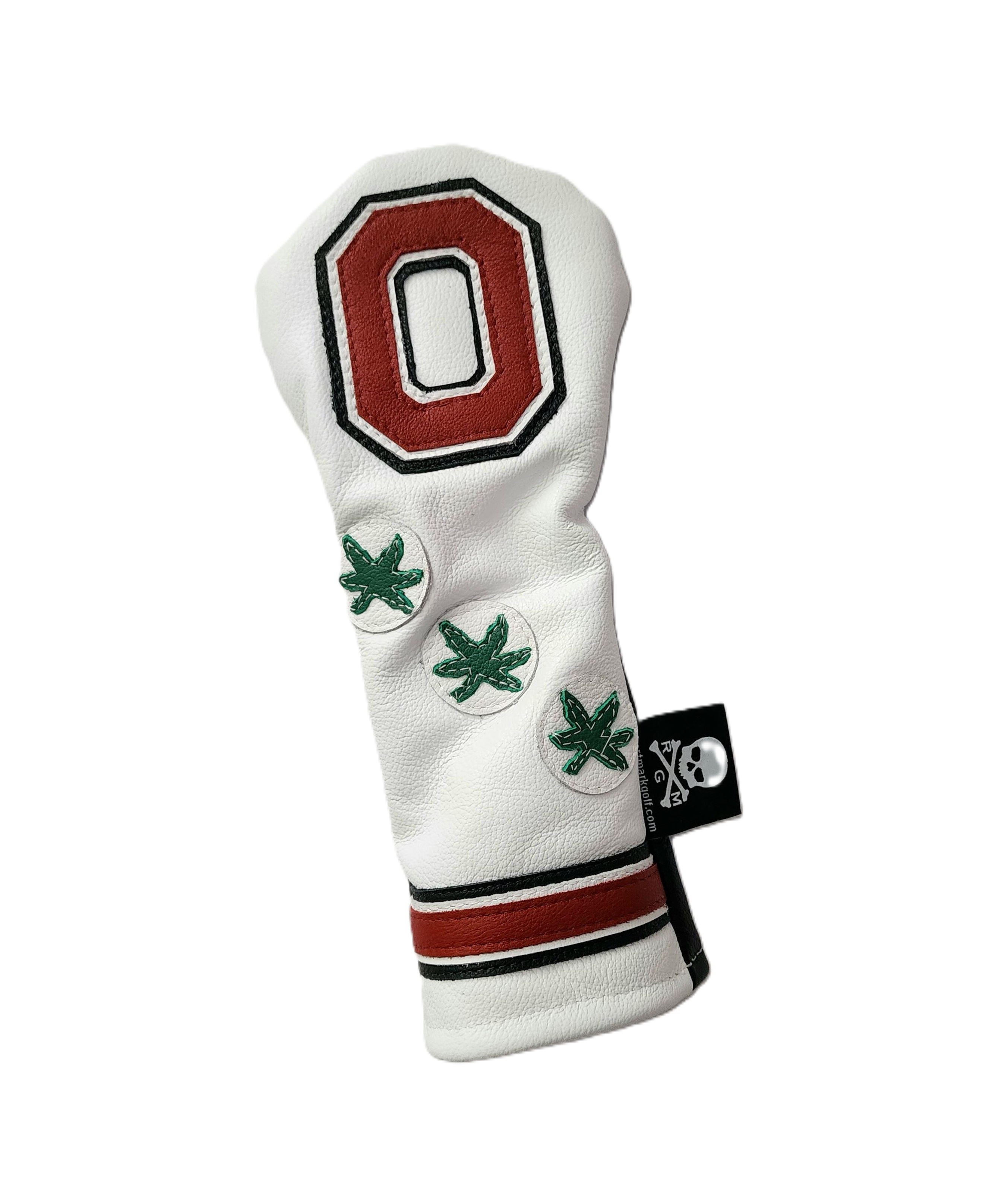 New! One-Of-A-Kind upcycle Project, Ohio State Football inspired Fairway Wood Headcover - Robert Mark Golf