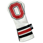 New! One-Of-A-Kind upcycle Project, Ohio State Football inspired Fairway Wood Headcover - Robert Mark Golf