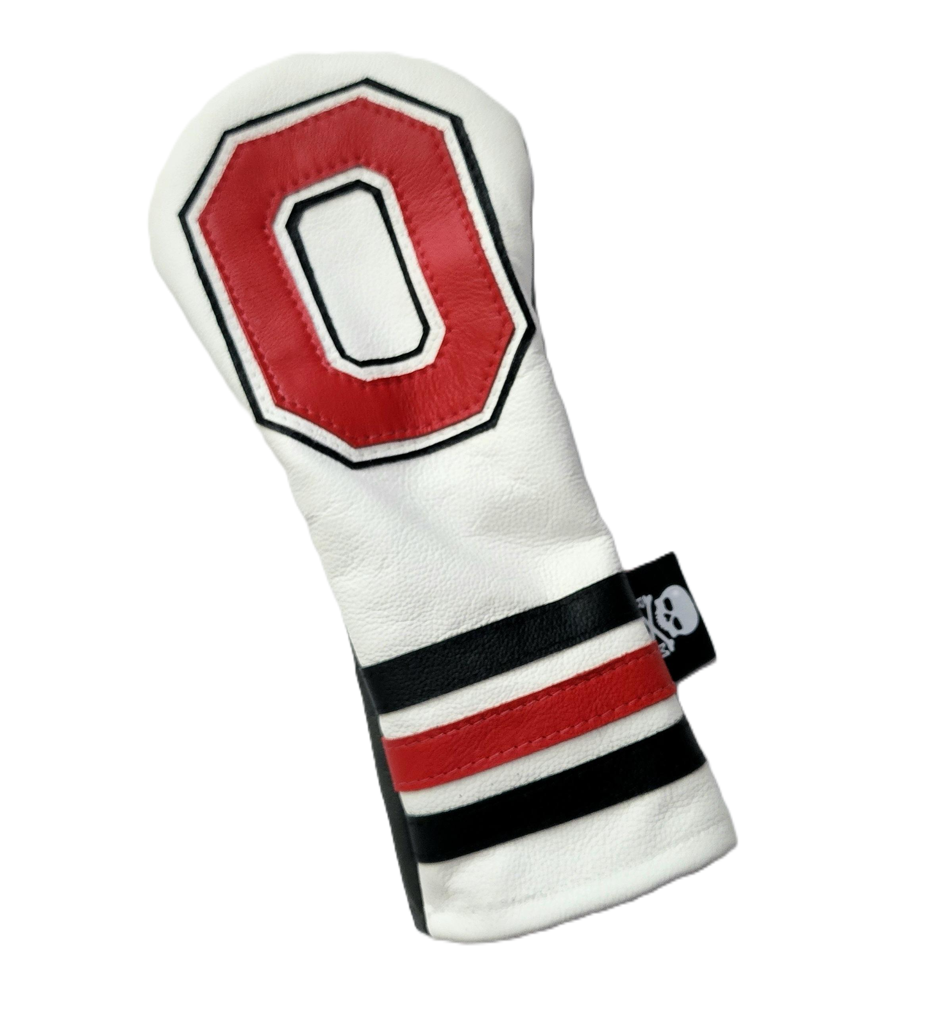 New! One-Of-A-Kind upcycle Project, Ohio State Football inspired Fairway Wood Headcover - Robert Mark Golf