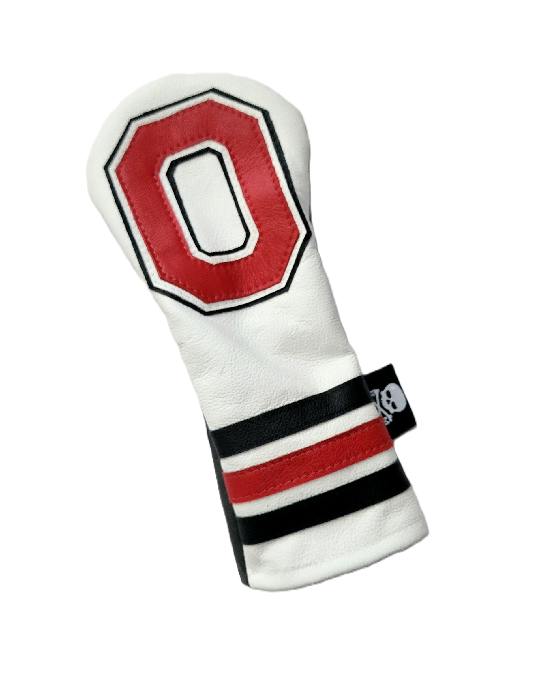 New! One-Of-A-Kind upcycle Project, Ohio State Football inspired Fairway Wood Headcover - Robert Mark Golf