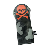 Limited Edition! Urban Camo, Orange Skull & Bones Driver Headcover!