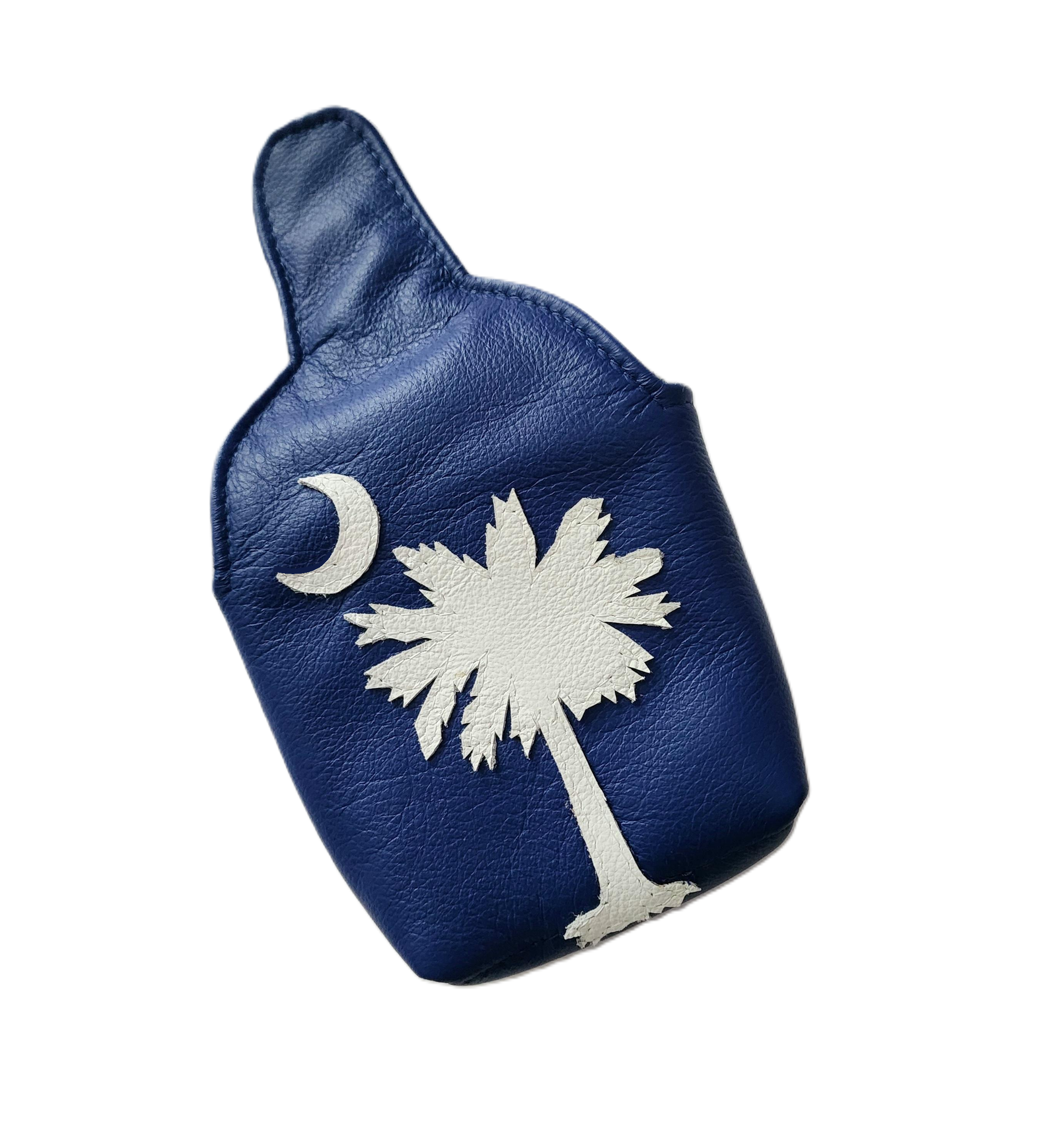 Robert Mark Golf Palmetto Mallet Putter Headcover with SC Flag design, featuring a limited edition golf accessory.