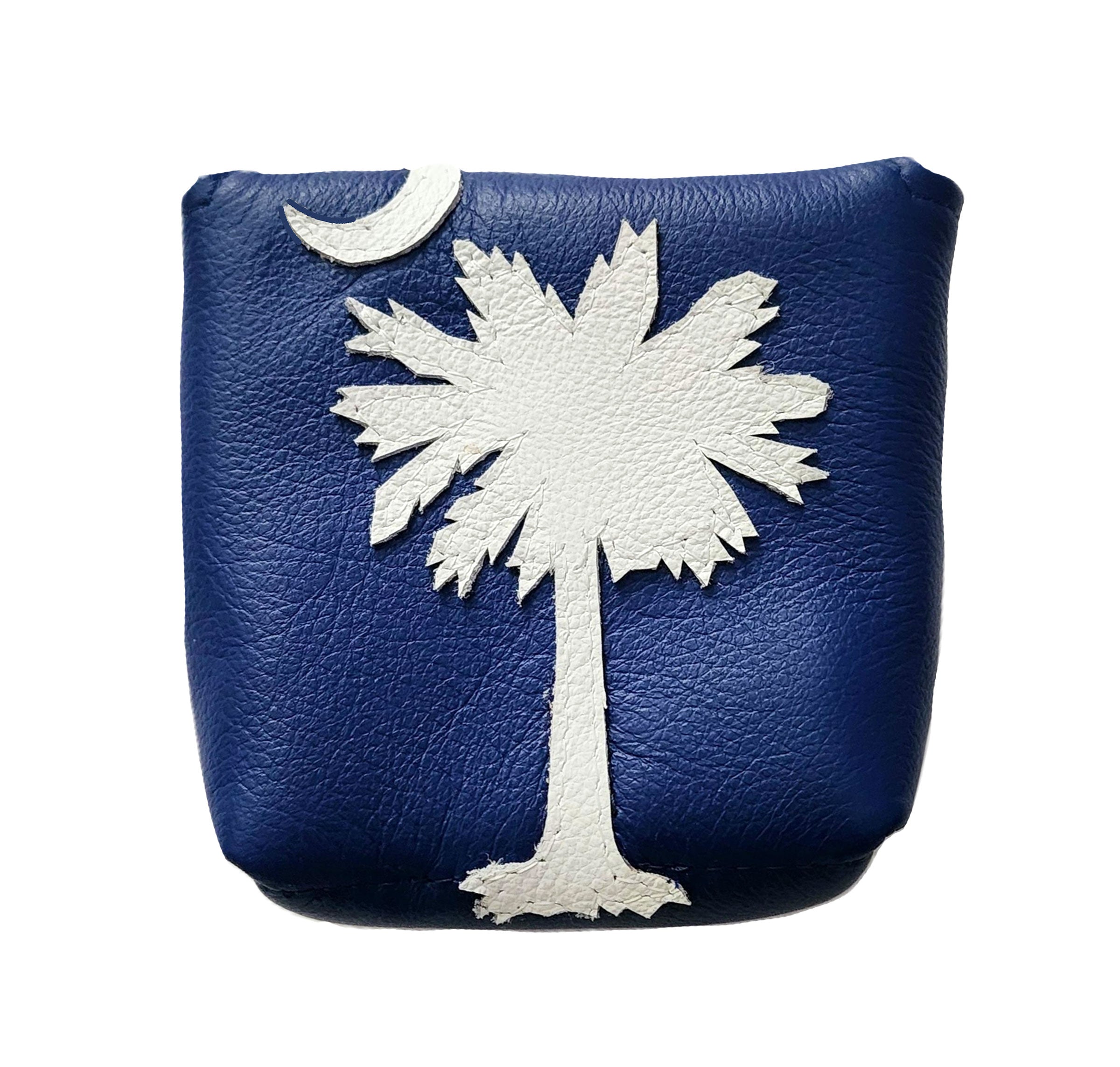 Robert Mark Golf limited edition Palmetto Mallet Putter Headcover featuring the SC flag design on a protective golf accessory.