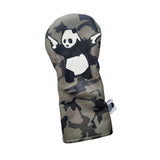 NEW! One-Of-A-Kind! Camo Panda With Guns Driver Headcover