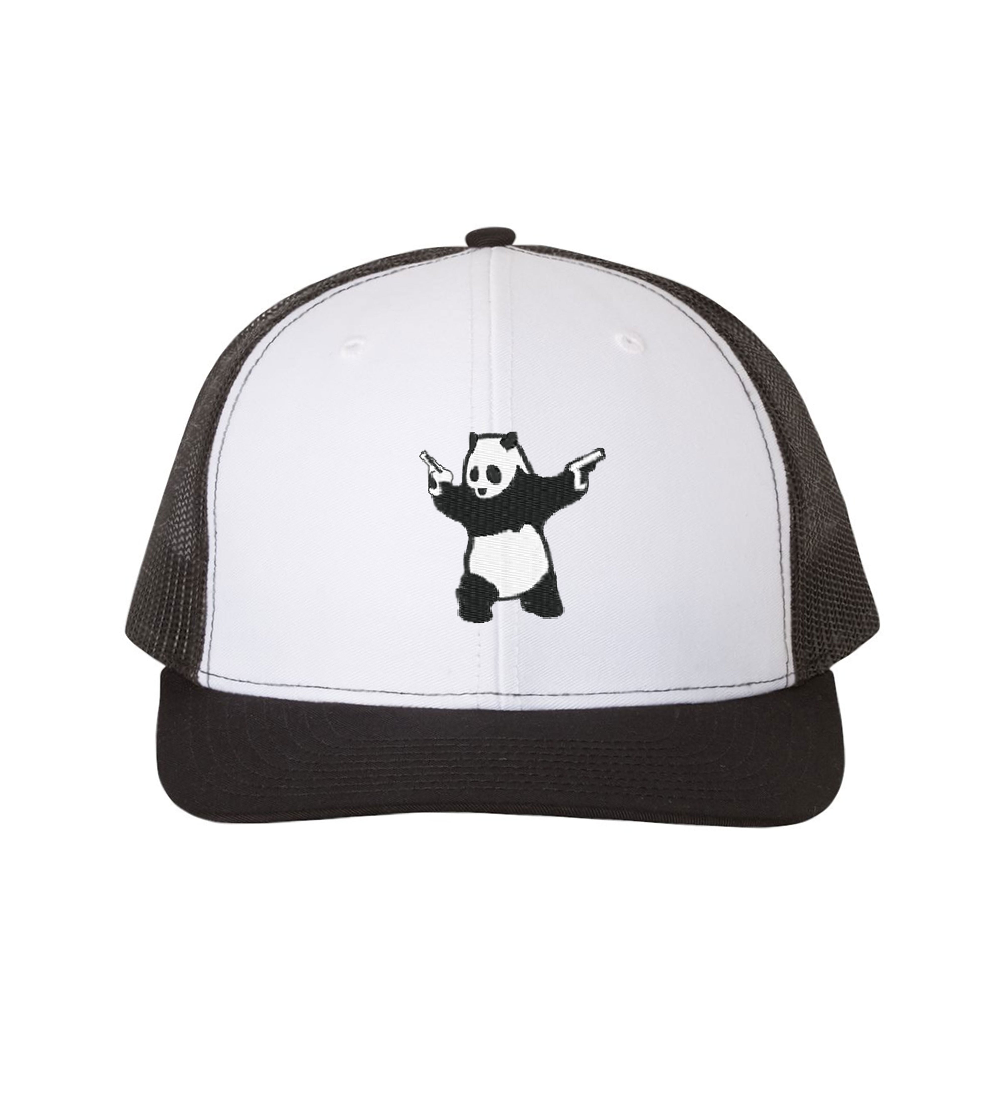NEW! The RMG Panda With Guns, Richardson 112 Trucker Golf Hat! - Robert Mark Golf