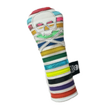 NEW! Limited Edition, Skull & Bones, Random Rugby Stripes Hybrid headcover! - Robert Mark Golf