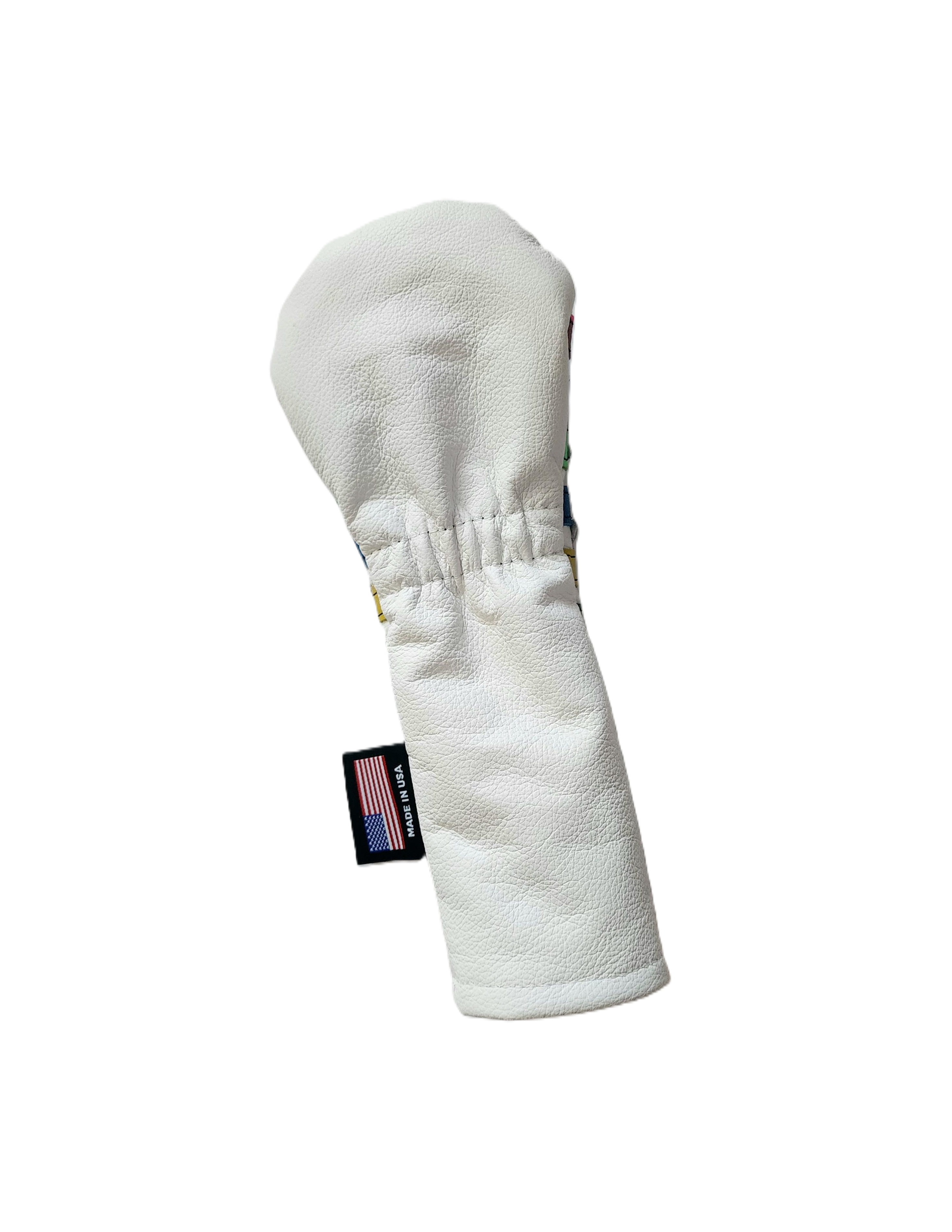 NEW! Limited Edition, Skull & Bones, Random Rugby Stripes Hybrid headcover! - Robert Mark Golf