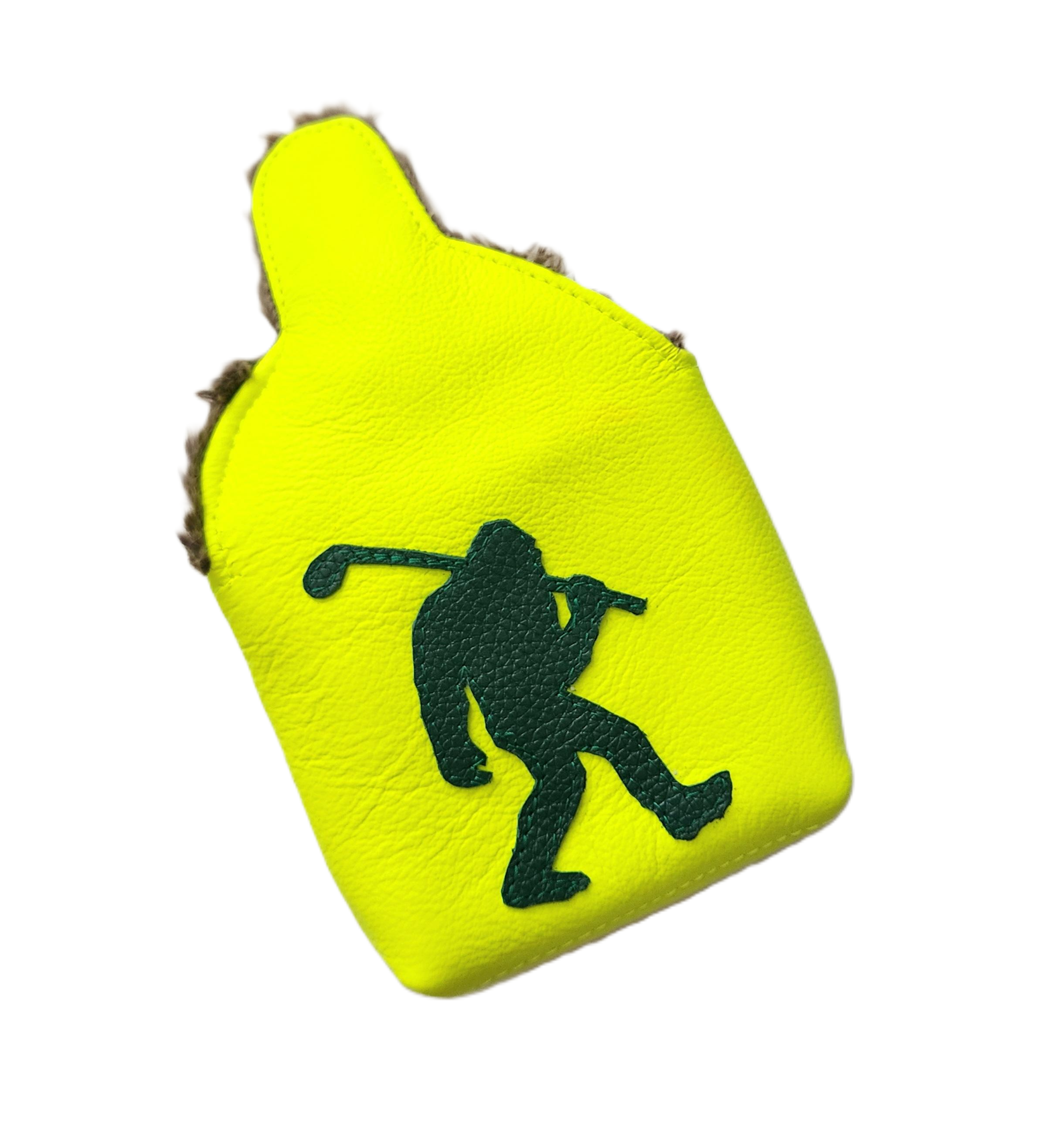 NEW! Tour Model Bigfoot, "Sasquatch Golfer"  LG. Mallet Putter Cover! - Robert Mark Golf