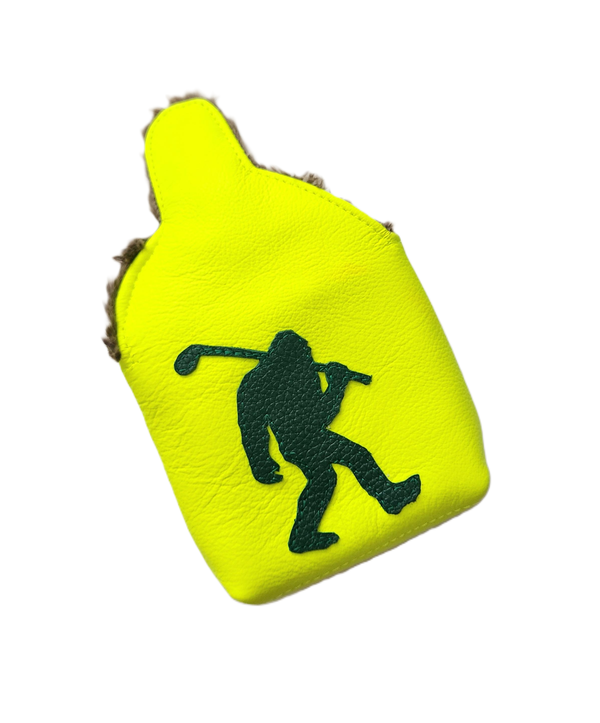 NEW! Tour Model Bigfoot, "Sasquatch Golfer"  LG. Mallet Putter Cover! - Robert Mark Golf