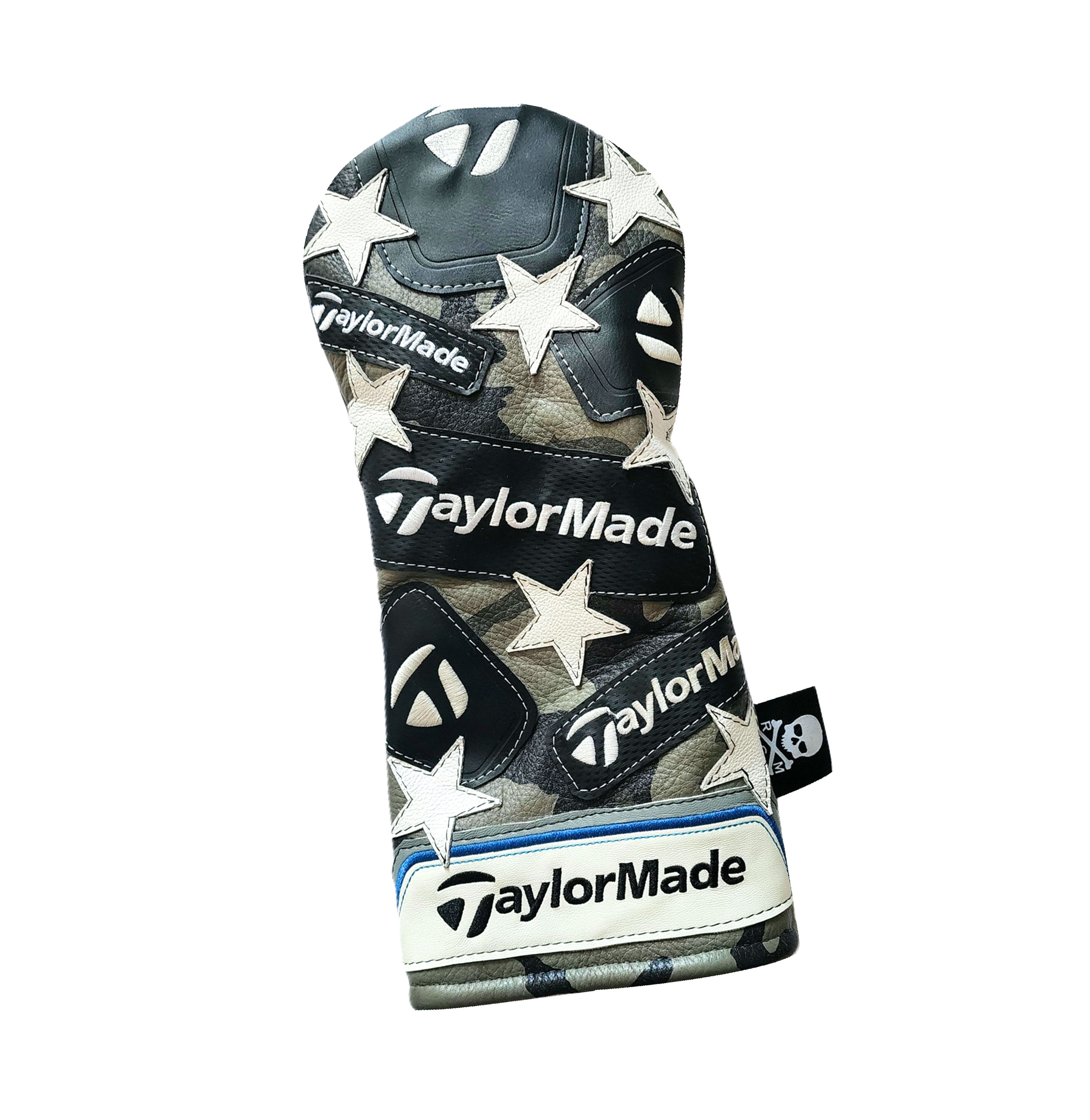 New! Rare! One of a Kind! The RMG Collage Driver Headcover with Taylormade upcycle! - Robert Mark Golf
