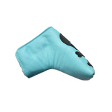 The Robin's Egg Blue, Tiffany, SKULL & BONES Blade, Mid Mallet Putter Cover! - Robert Mark Golf
