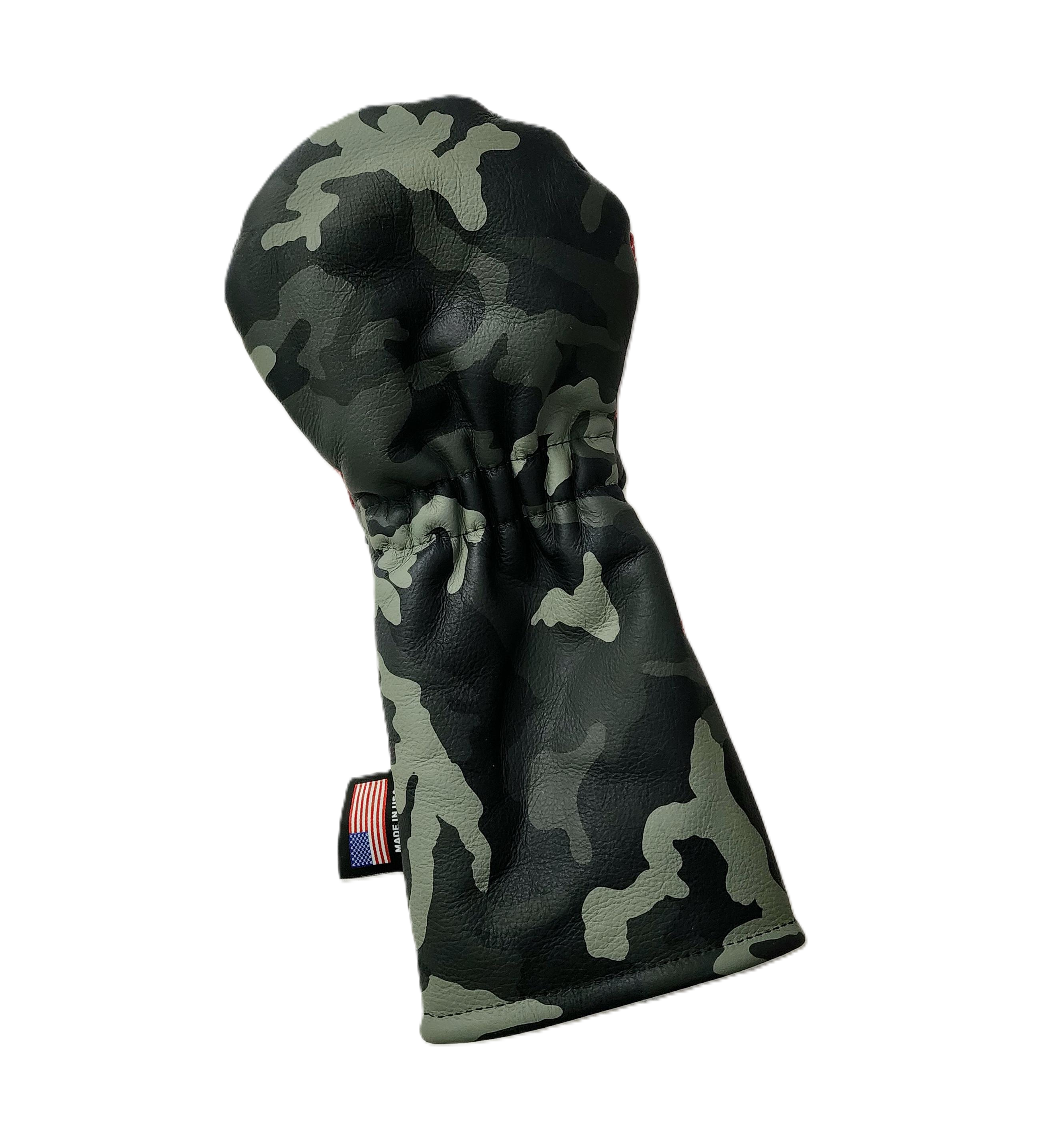 One of a Kind! Upcycled Titleist GT & Urban Camo leather Driver Headcover! - Robert Mark Golf