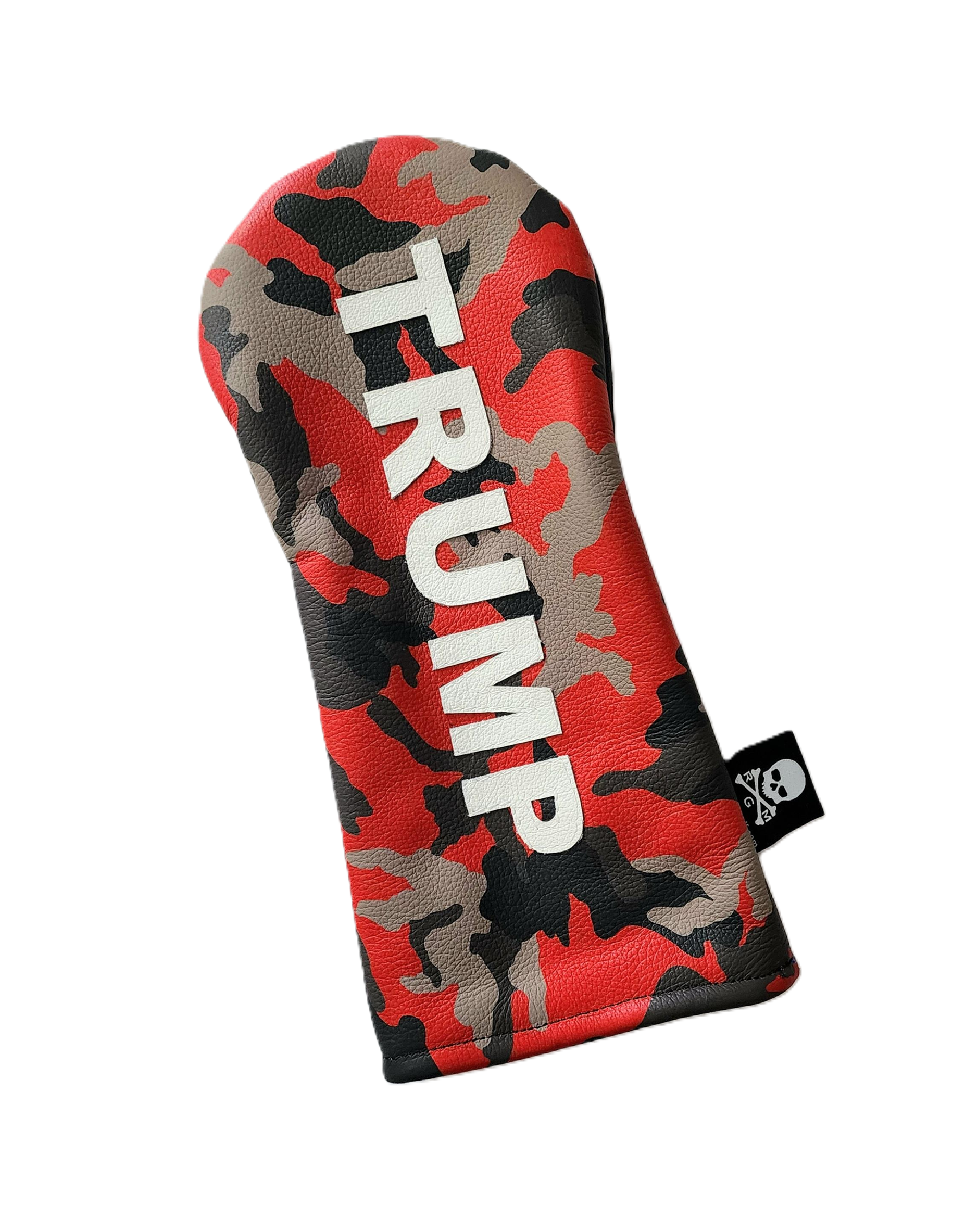 New + Rare! One of a Kind! "TRUMP" Camo Driver Headcover! - Robert Mark Golf