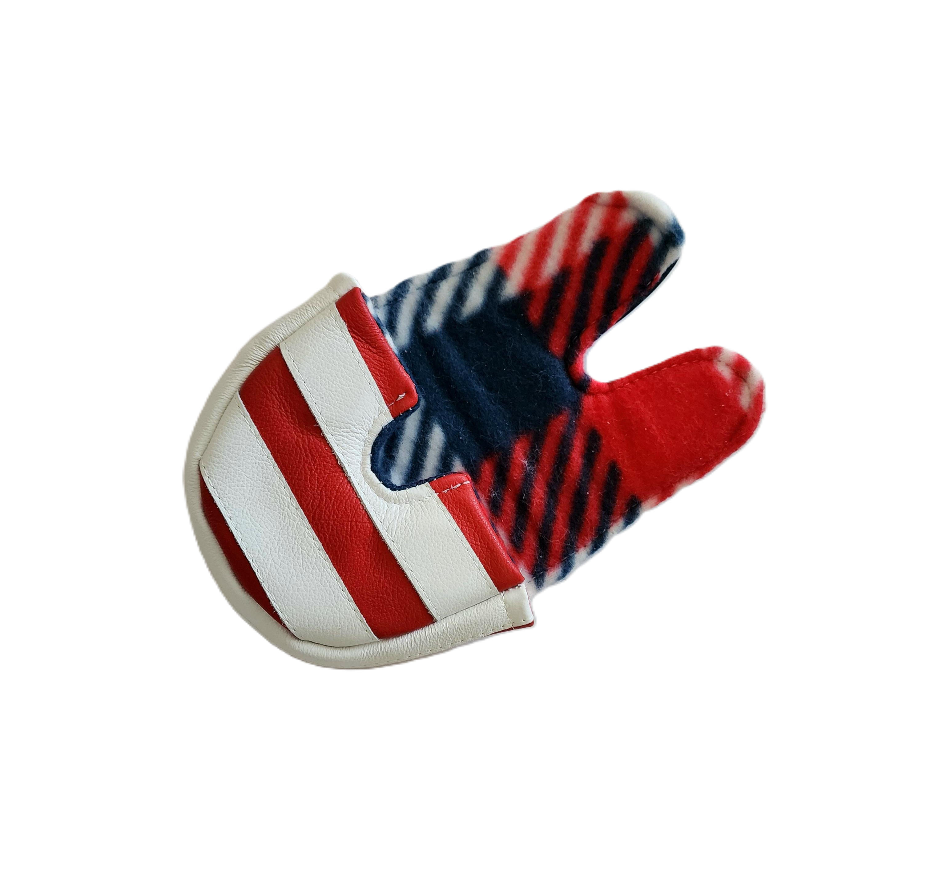 NEW! Custom "USA Flag" Putter Cover fits CENTER SHAFT Mallet Putters! - Robert Mark Golf