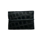 NEW! RMG "Murdered Out" Matte Black Alligator Embossed  Leather Cash Cover/ Wallet! - Robert Mark Golf