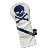 Blue Urban Camo Skull & Bones Fairway Wood headcover. - Robert Mark Golf