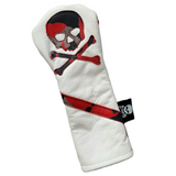 Red Urban Camo Skull & Bones Fairway Wood headcover. - Robert Mark Golf