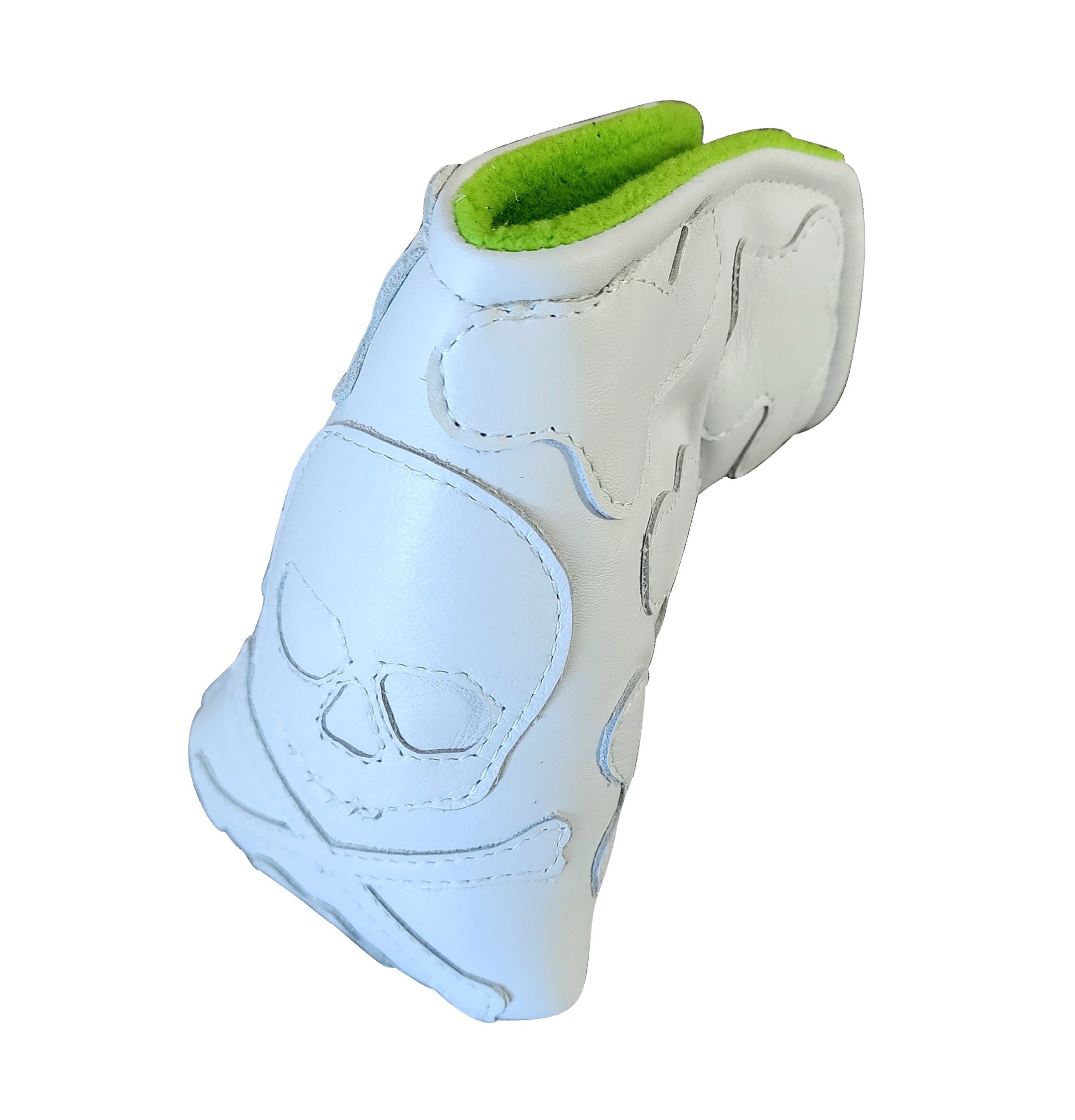 NEW! LTD Edition Whiteout Blizzard Camo Skull & Bones Putter Headcover - Robert Mark Golf