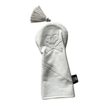 NEW! The RMG Retro Tassel Skull & Bones Whiteout Leather Driver Headcover!