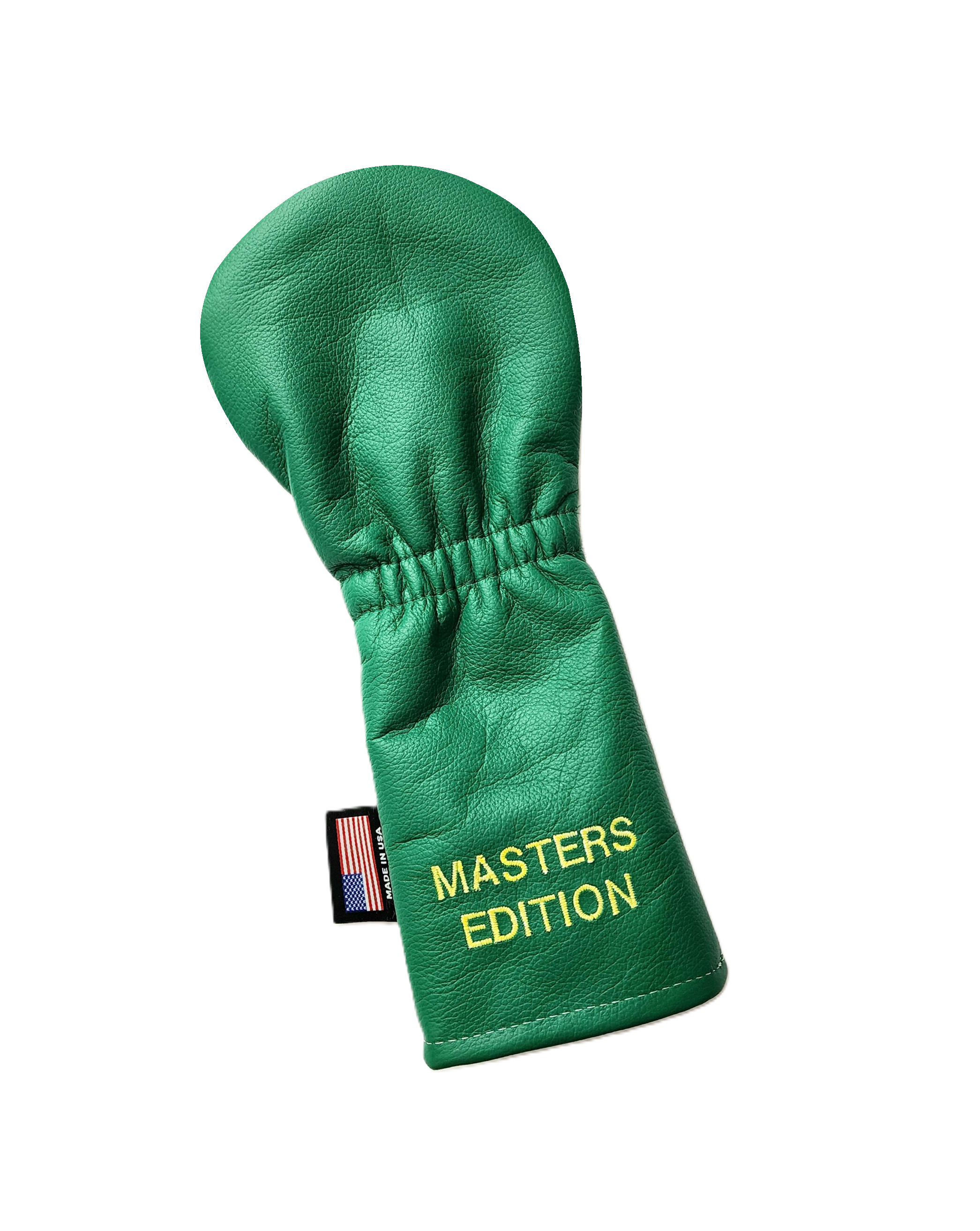 NEW! The RMG Masters/Augusta inspired Amen Azaleas Hybrid Headcover! White front. - Robert Mark Golf