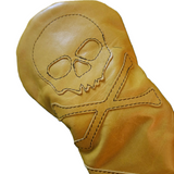 One-Of-A-Kind! Skull & Bones Acid Yellow Baseball Glove Fairway Wood Cover - Robert Mark Golf