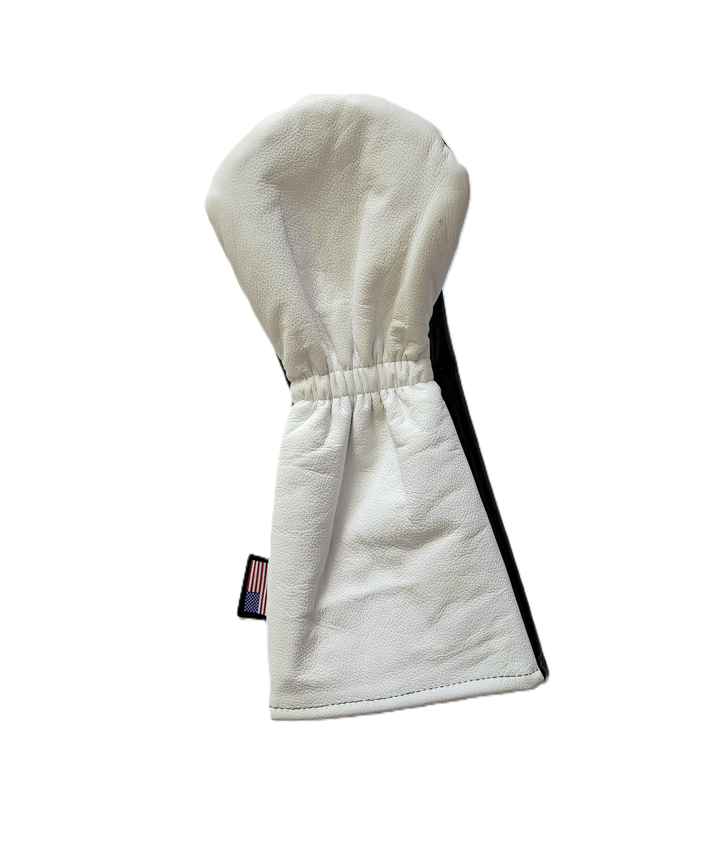 One-Of-A-Kind! Black Alligator Embossed Skull & Bones Driver headcover! - Robert Mark Golf