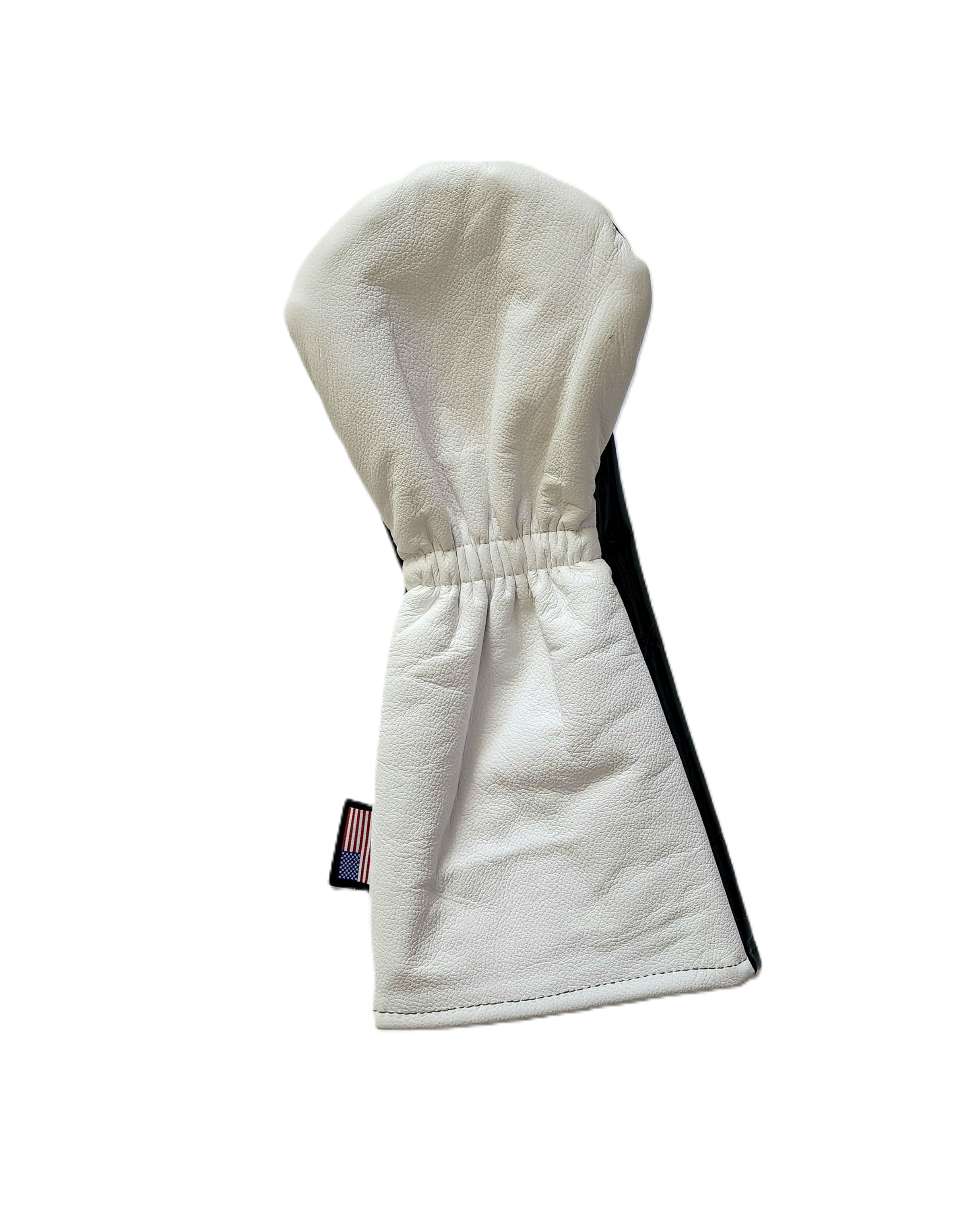 One-Of-A-Kind! Black Alligator Embossed Skull & Bones Driver headcover! - Robert Mark Golf