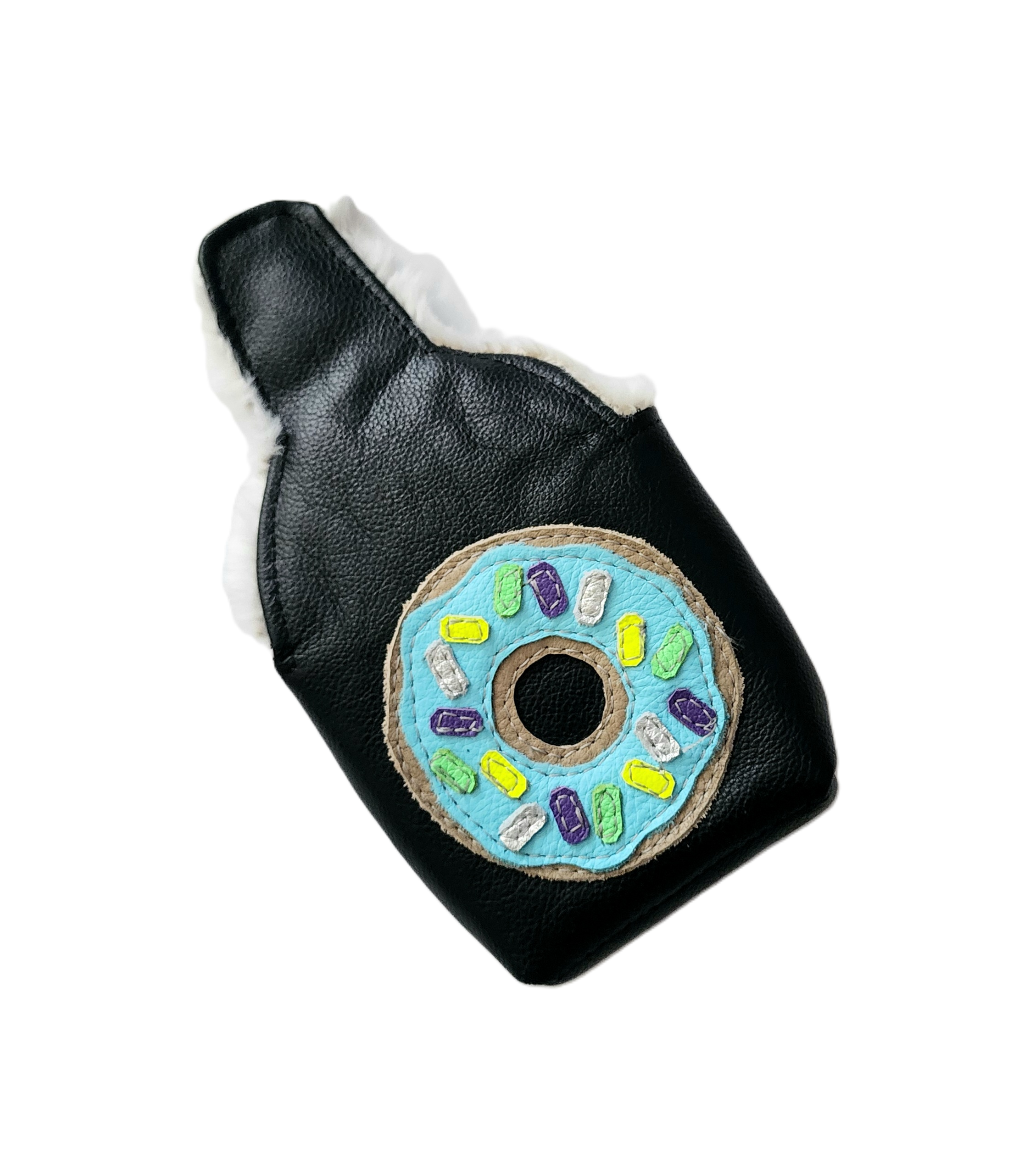 NEW! The Donut Tour Model, Black, standard mallet Putter Cover! - Robert Mark Golf