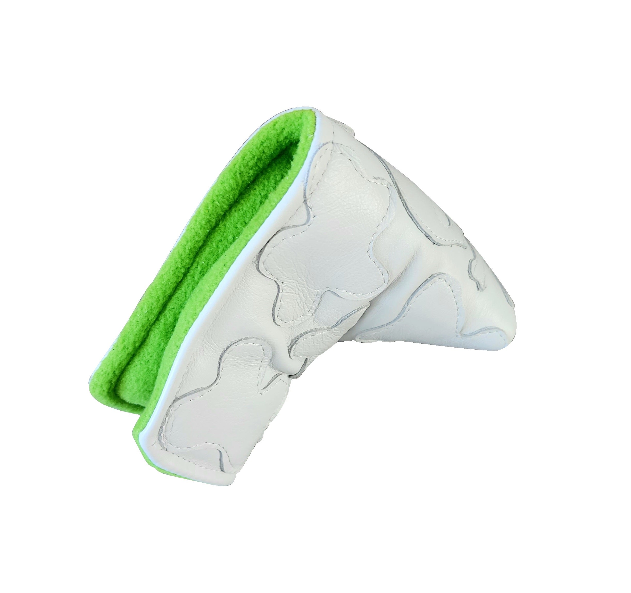 NEW! LTD Edition Whiteout Blizzard Camo Skull & Bones Putter Headcover - Robert Mark Golf