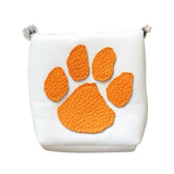 One-Of-A-Kind! The Clemson inspired Paw Print Mallet Putter Headcover