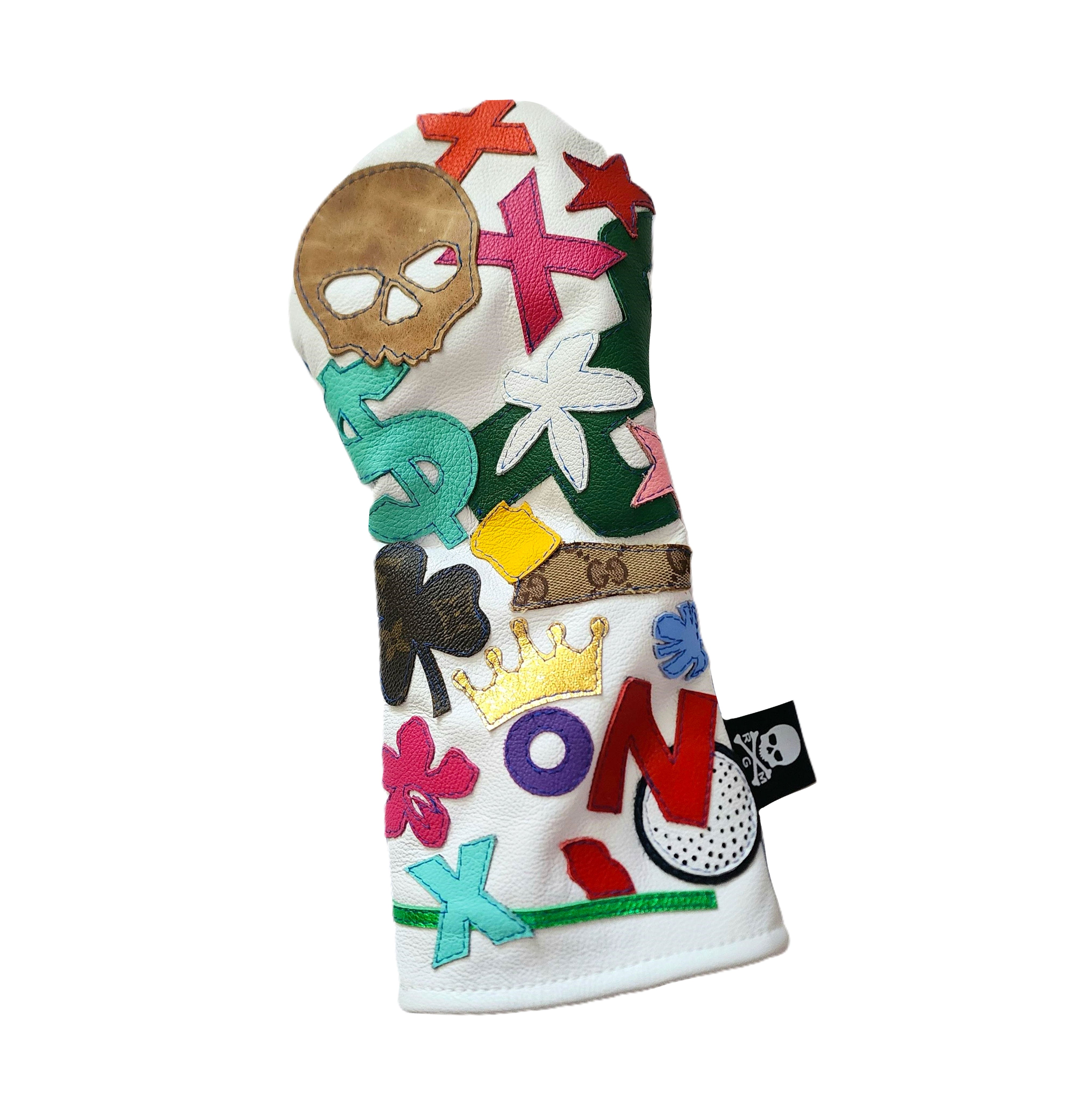 New + Rare! The RMG Collage Driver Headcover - Robert Mark Golf