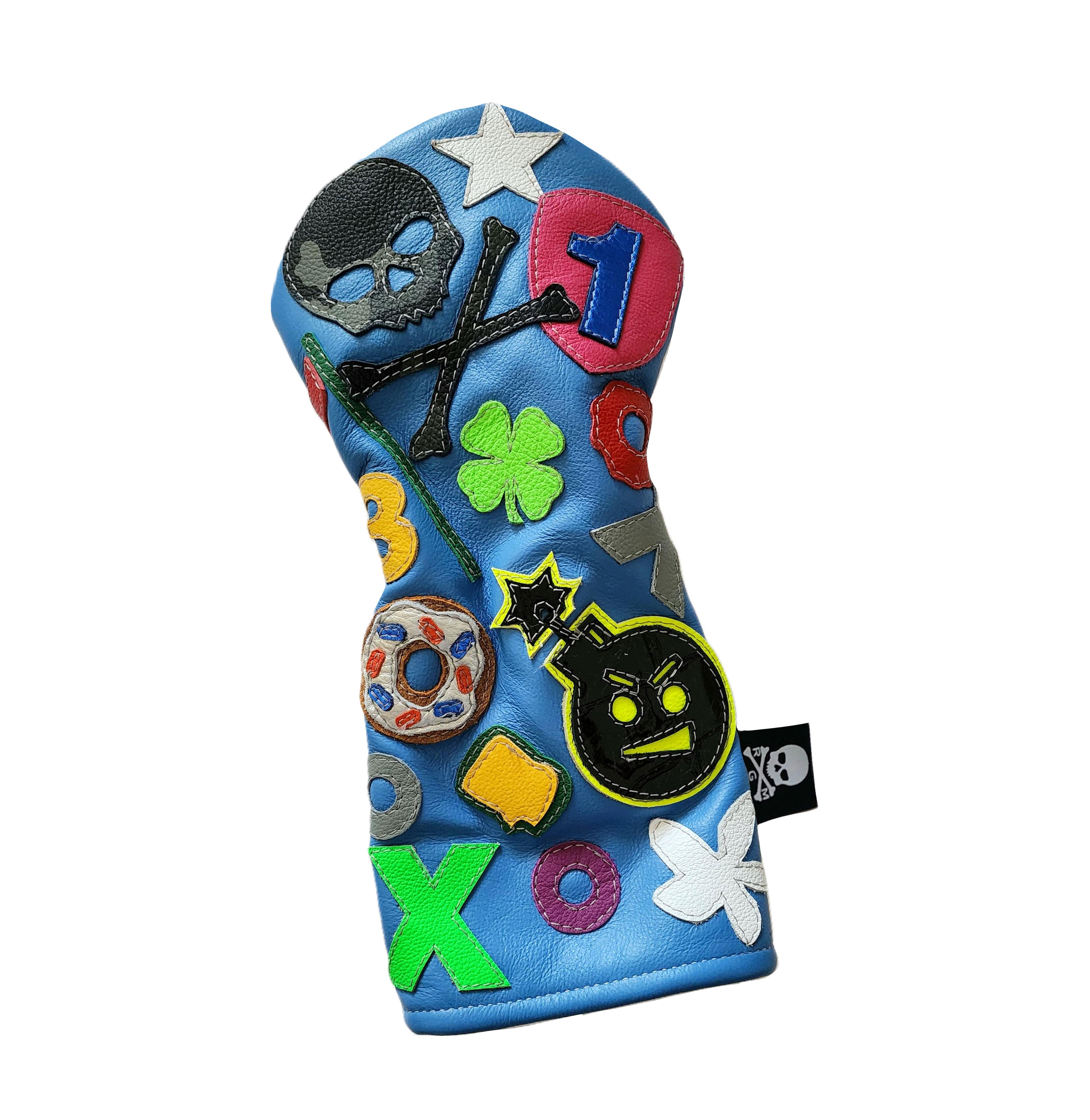 New + Rare! The RMG Collage Driver Headcover - Robert Mark Golf