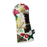 Rare! One of a Kind! The RMG Collage Driver Headcover with LV, Gucci, Crown, Skull! - Robert Mark Golf