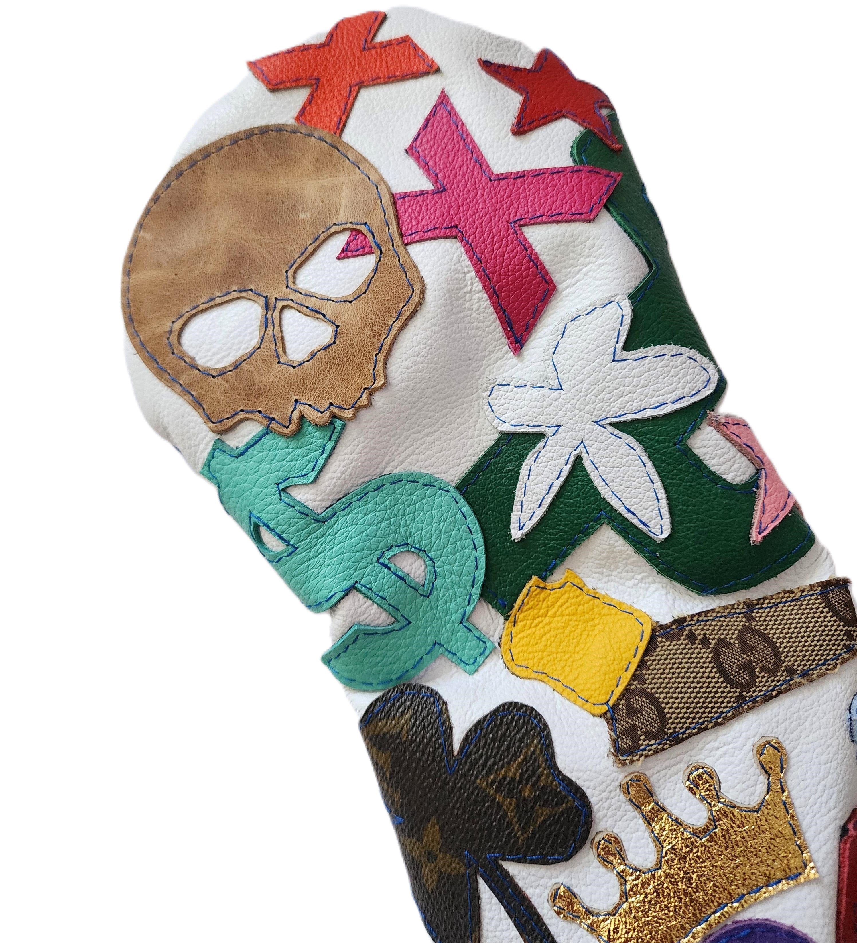New + Rare! The RMG Collage Driver Headcover - Robert Mark Golf