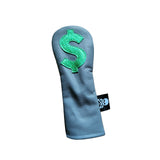 New! CASH, Dollar Sign Fairway Wood Headcover!