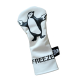 NEW! One-Of-A-Kind! Penguin With Guns, "FREEZE!" Fairway Wood Headcover!