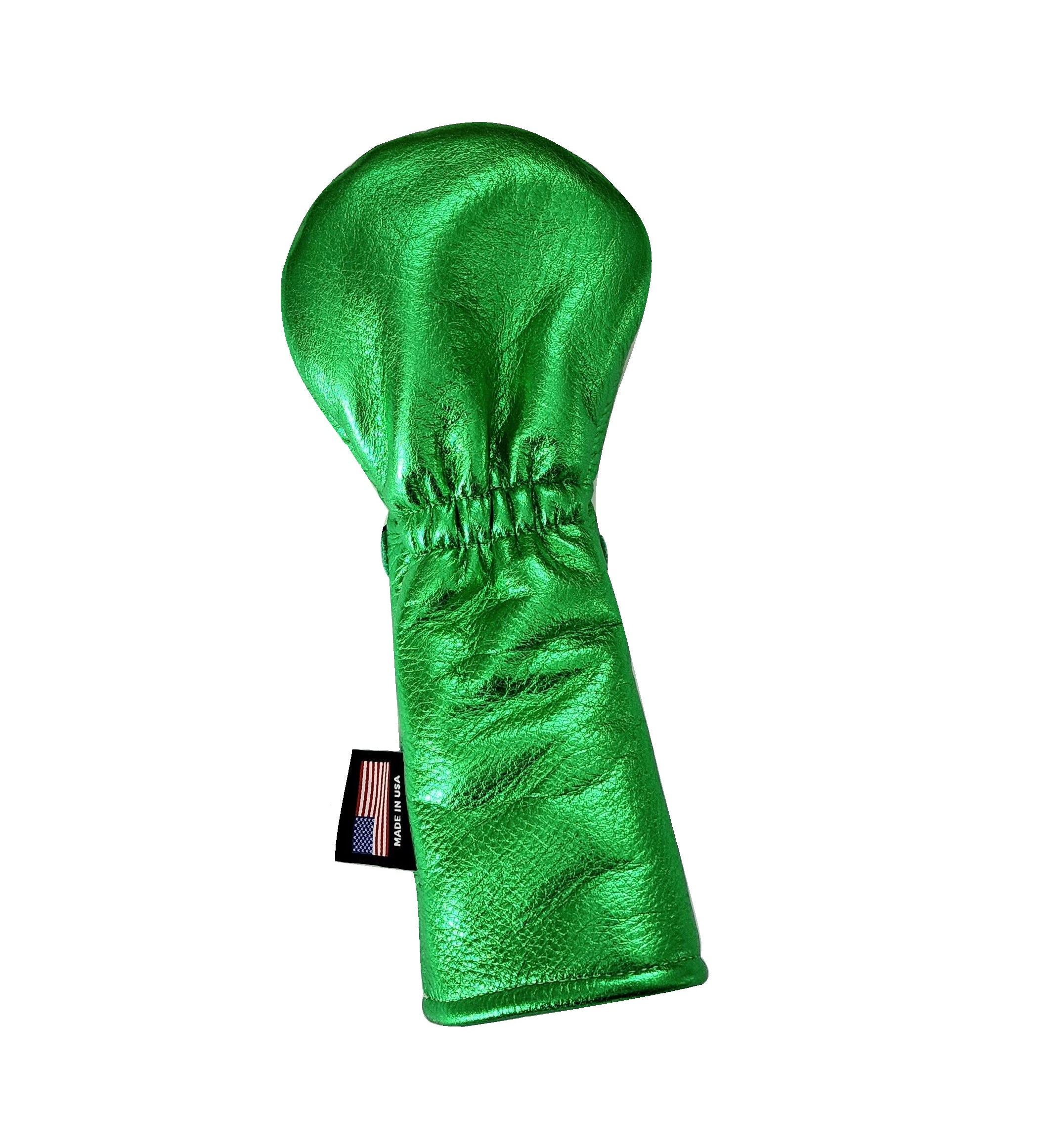 One-Of-A-Kind! Metallic Green Dancing Shamrocks Fairway Wood Cover - Robert Mark Golf