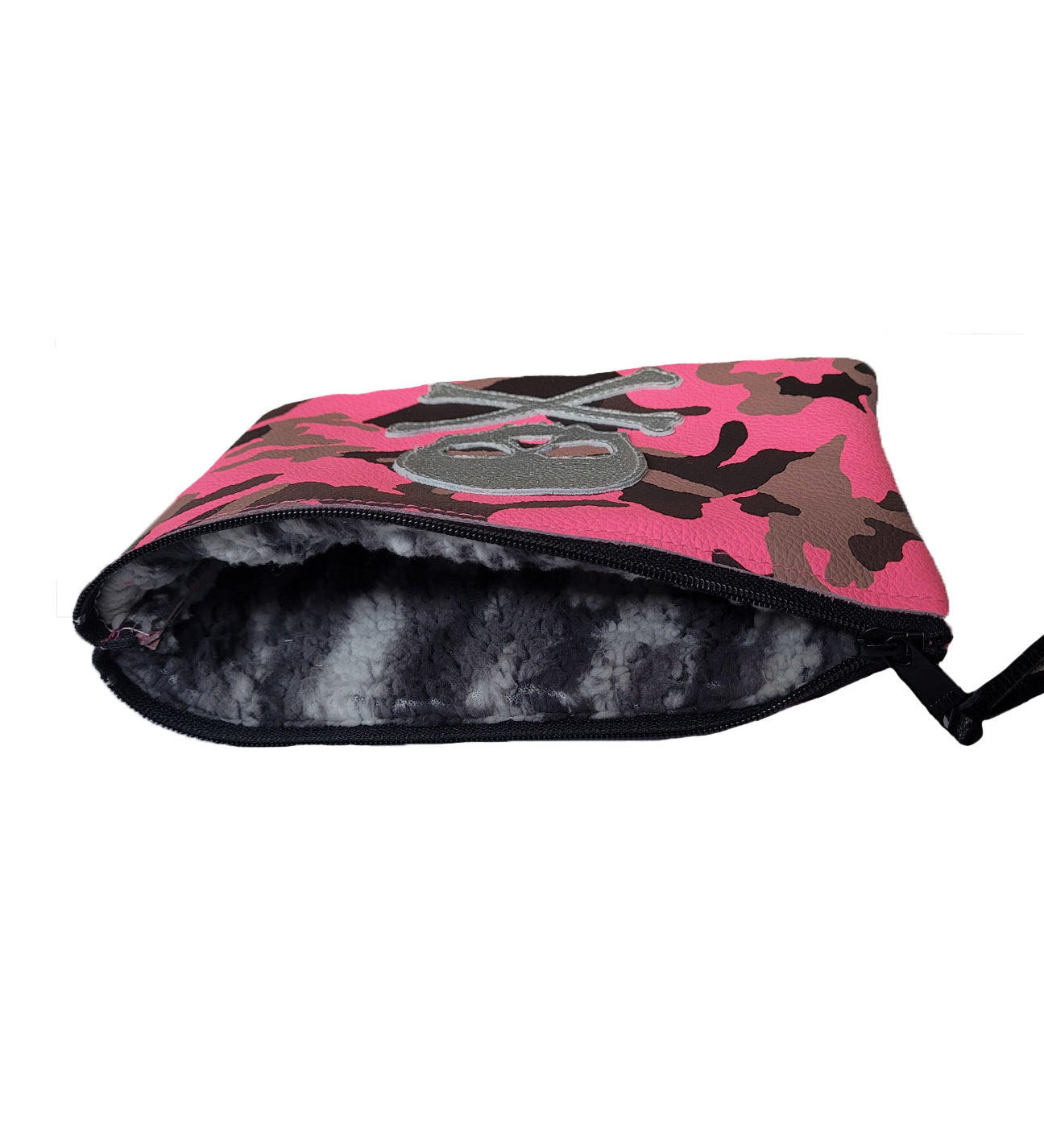 New! LTD Edition! Hot Pink Urban Camo Skull & Bones Valuables Bag - Robert Mark Golf