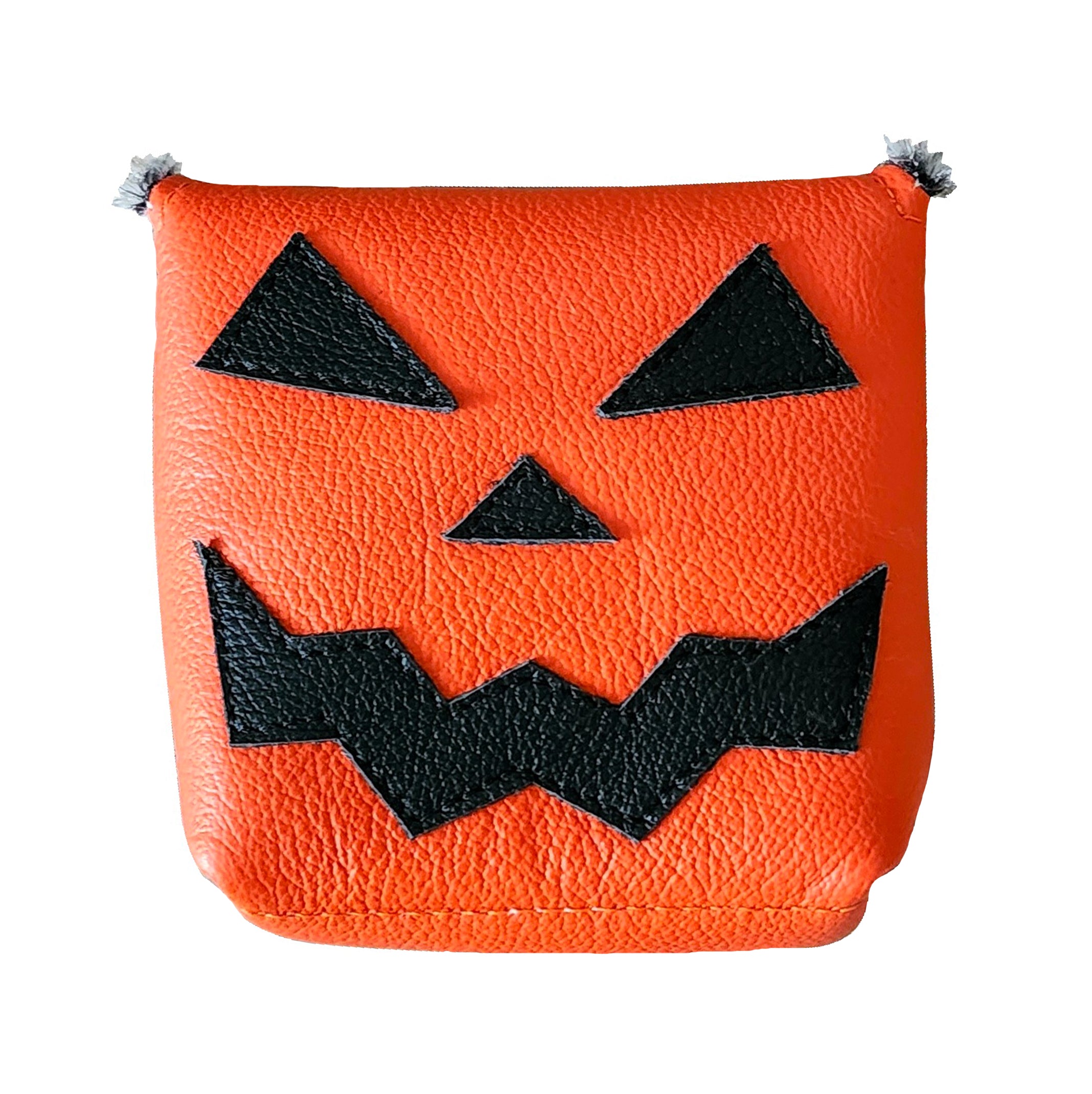 One-Of-A-Kind! Jack-O-Lantern Mallet Putter Cover! - Robert Mark Golf