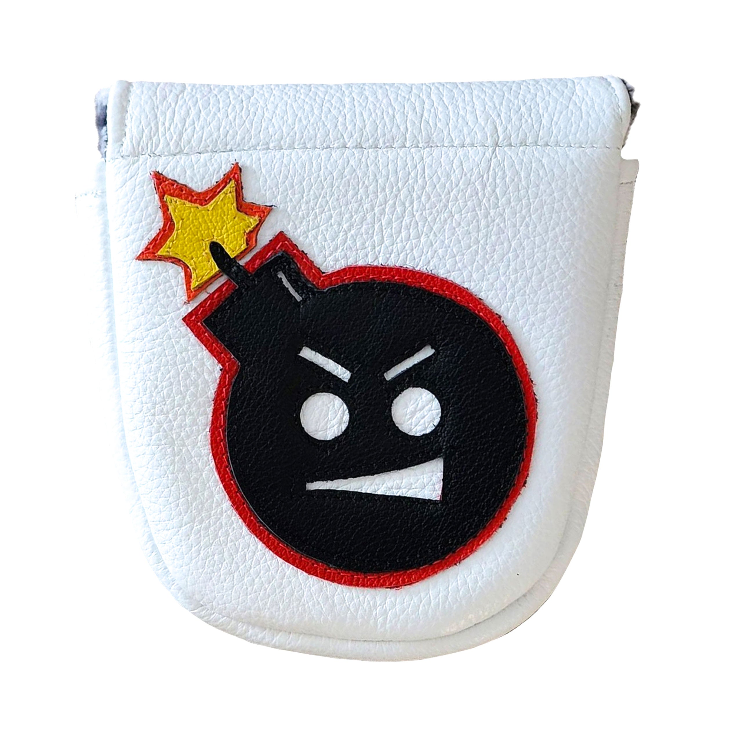 NEW! Custom "Angry Bomb" Putter Cover for the LAB Golf Directed Force 2.1 Mallet Putter - Robert Mark Golf